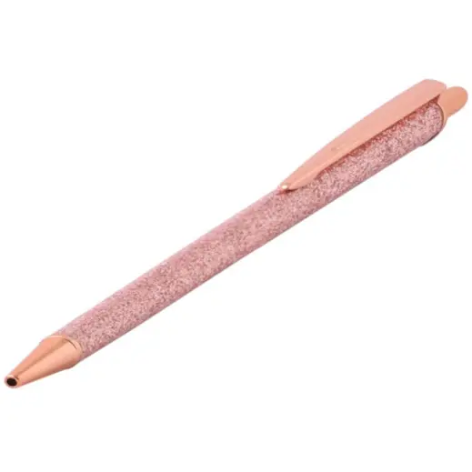Glitter Ball Point Pen Rose Gold